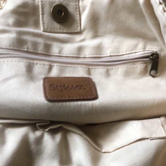 New Style & Co/American Flag Tote - Picture 5 of 7